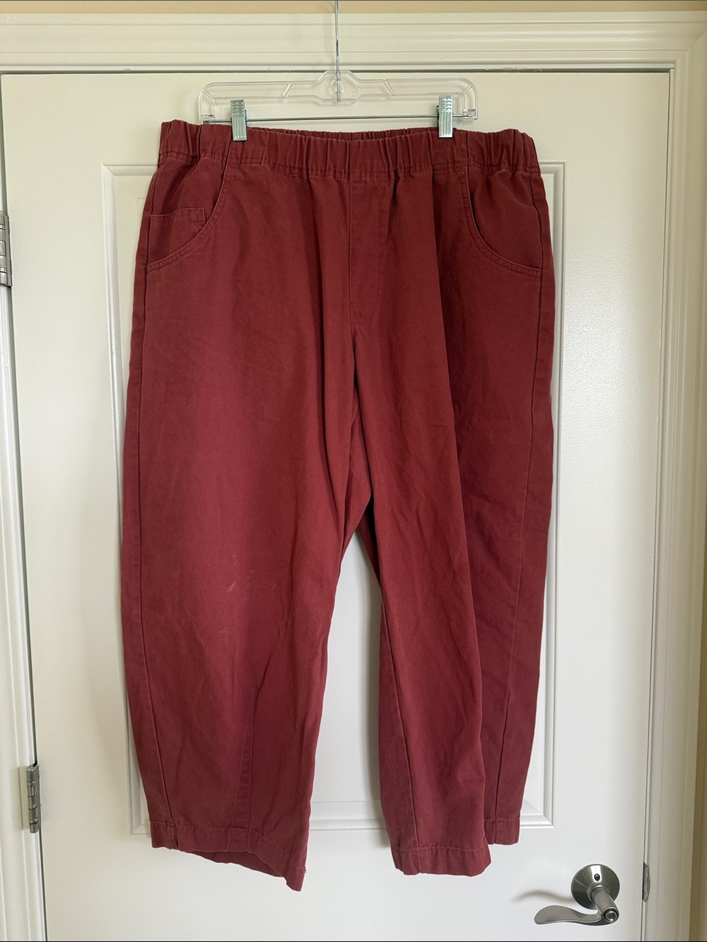 Rustic Red Barrel Leg Pants